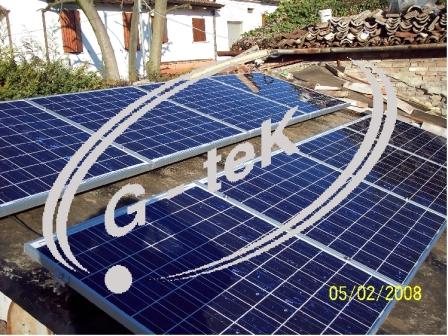 impianto Fotovoltaico: un secondo campione che illustra la realizzazione di un tetto fotovoltaico